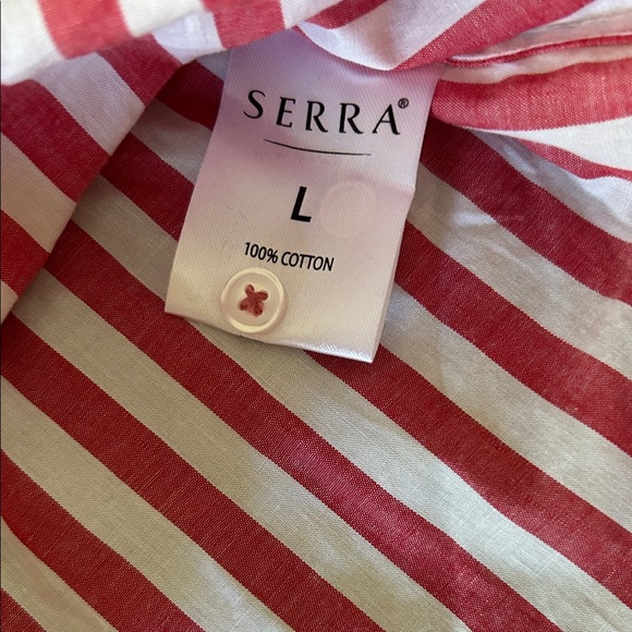 Serra Red and White Striped Shirt - Picture 6 of 8